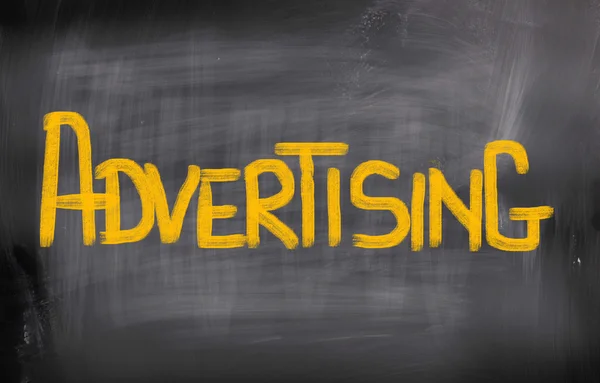 Έννοια της διαφήμισης — Φωτογραφία Αρχείου