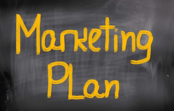 Concept du plan marketing — Photo