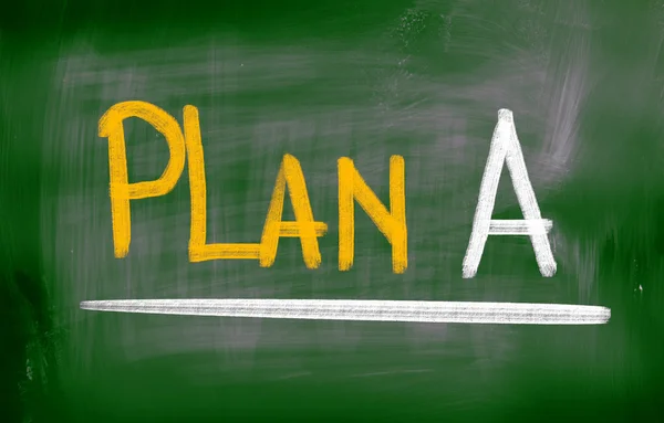Plan A Concept — Stock Photo, Image
