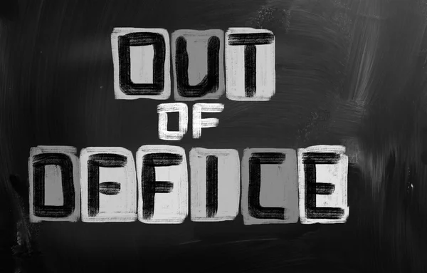 Out Of Office Concept — Stock Photo, Image