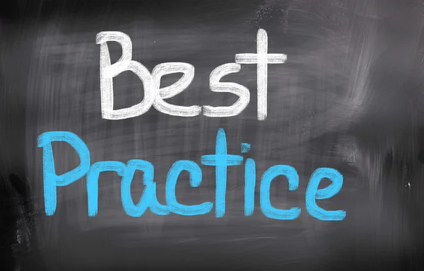 Best Practice Konzept — Stockfoto