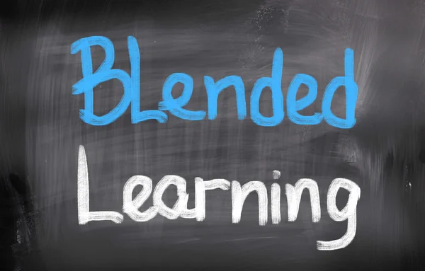 Blended Learning Concept — Stockfoto