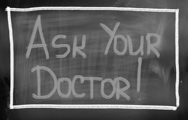 Запитайте концепцію вашого лікаря — стокове фото