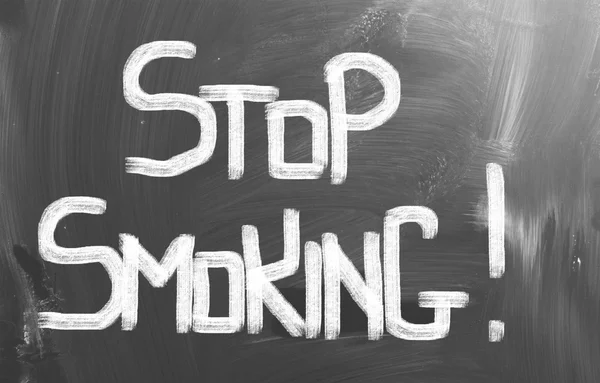 喫煙の概念を止める — ストック写真