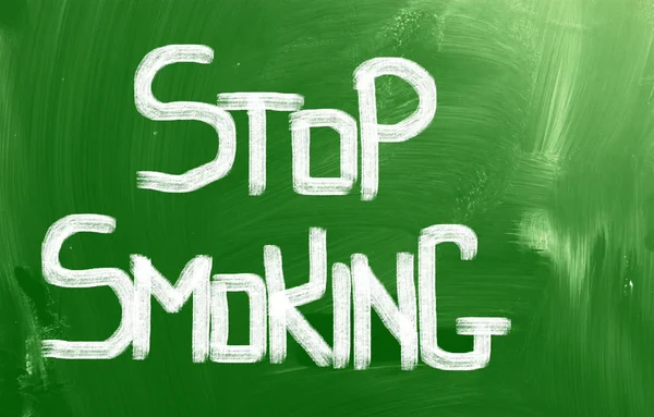 흡연 개념을 중지하라 — 스톡 사진