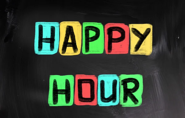 Happy hour concept — Stockfoto