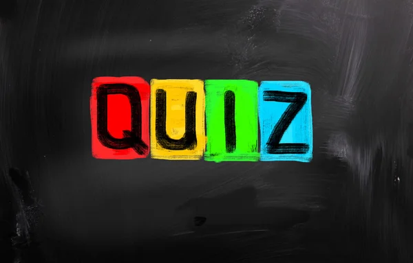 Quiz-begrep – stockfoto