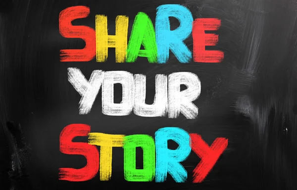 共有あなたの物語の概念 — ストック写真
