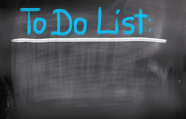 To Do List Concept — Stock Photo, Image