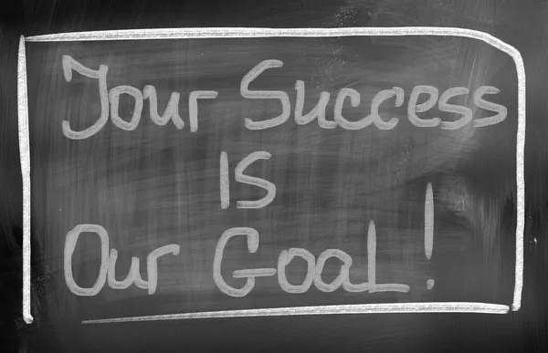 Your Success Is Our Goal Concept — Stock Photo, Image