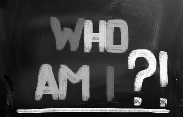 Who Are I Concept — Fotografie, imagine de stoc