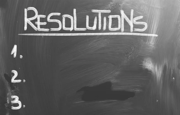 Resolutions Concept — Stock Photo, Image