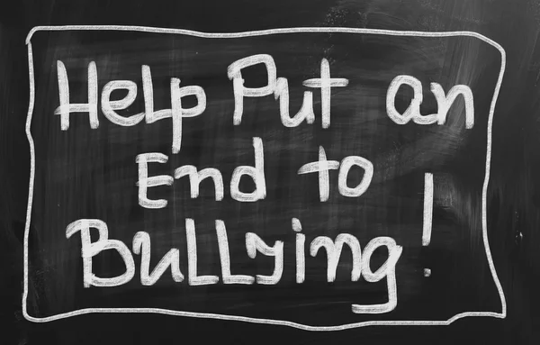 Help Put An End To Bullying Concept — Stock Photo, Image