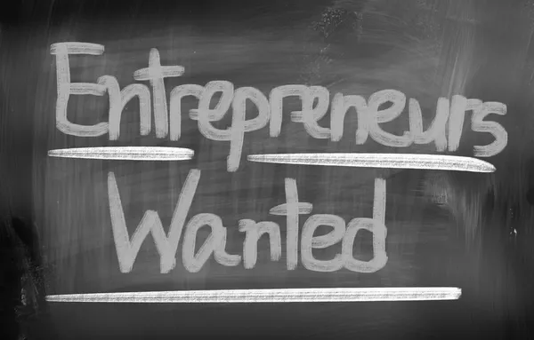 Entrepreneurs Wanted Concept — Stock Photo, Image