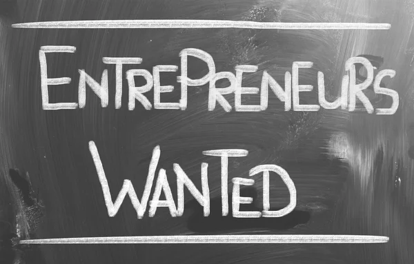 Entrepreneurs Wanted Concept — Stock Photo, Image