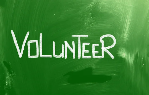 Koncepcja wolontariuszy — Zdjęcie stockowe