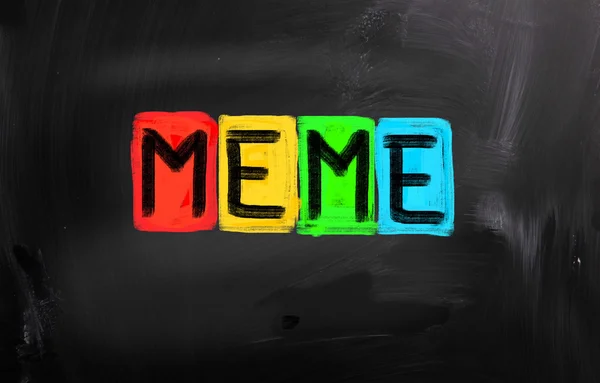 Meme Concept — Stock Photo, Image