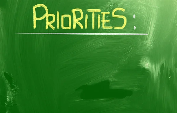 Concept des priorités — Photo