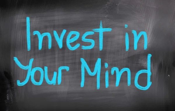 Invest In Your Mind Concept — Stock Photo, Image