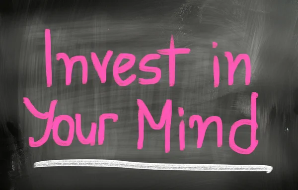 Investera i ditt sinne koncept — Stockfoto