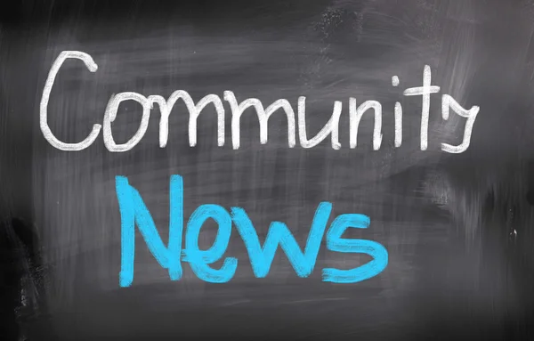 Community News Concept — Stock Photo, Image