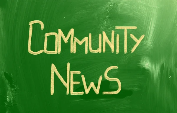 Community News Concept — Stock Photo, Image