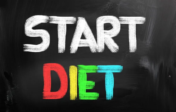 Starta diet koncept — Stockfoto