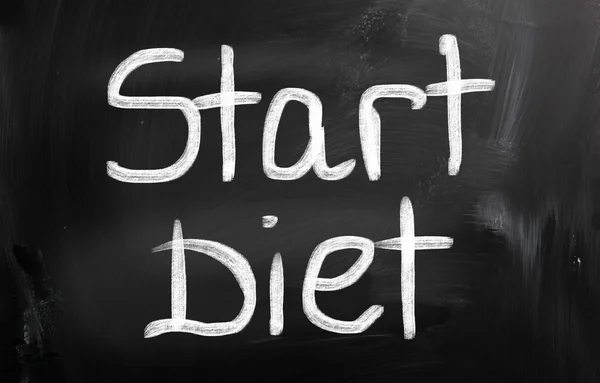 Iniciar Conceito de Dieta — Fotografia de Stock