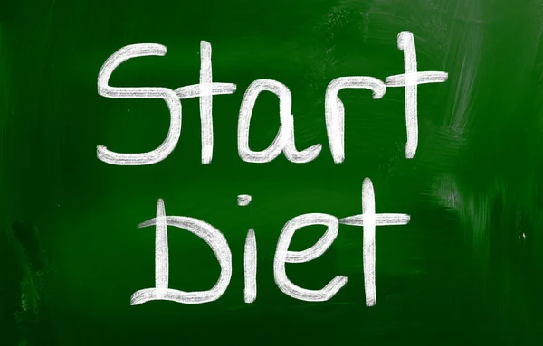 Starta diet koncept — Stockfoto