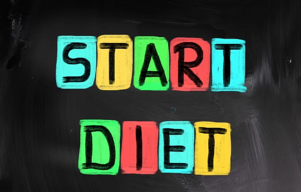 Starta diet koncept — Stockfoto