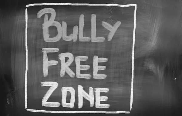 Bully Free Zone koncept - Stock-foto