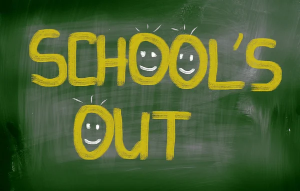 School 's Out Concept — стоковое фото