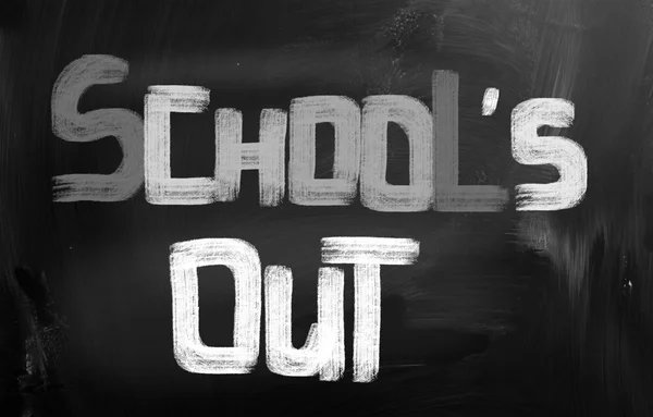 School 's Out Concept — стоковое фото