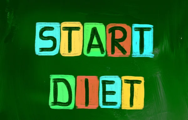 Start Diet Concept — Stock Photo, Image