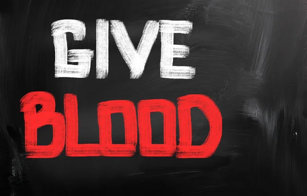 Dare il concetto di sangue — Foto Stock