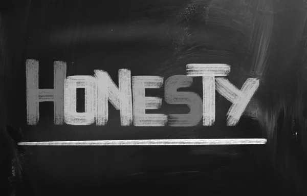 Concetto di onestà — Foto Stock