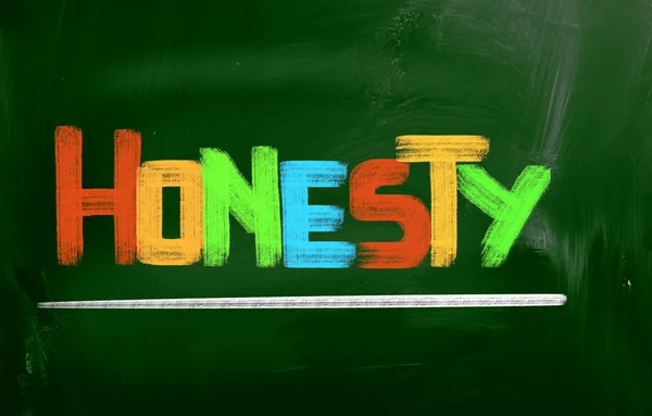 Concepto de honestidad — Foto de Stock
