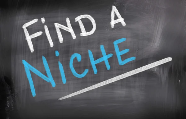 Find A Niche Concept — Stock Photo, Image