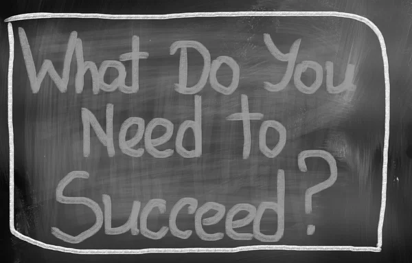 What Do You Need To Succeed Concept — Stock Photo, Image