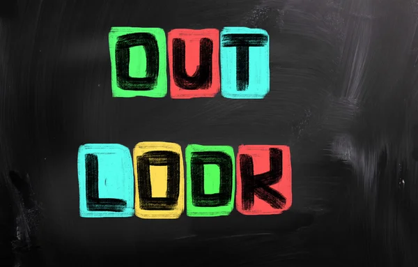 Concetto di Outlook — Foto Stock