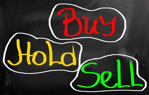 Buy Hold Sell Concept — Stock Photo, Image