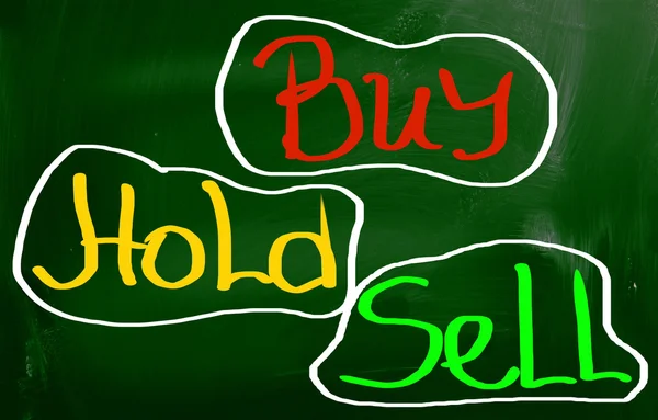 Comprar Hold Sell Concept — Foto de Stock