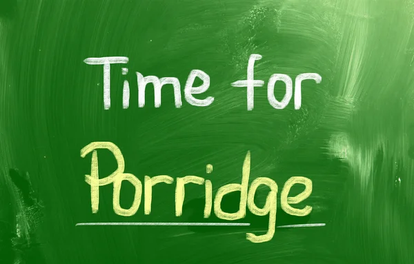 Time For Porridge Concept — Stock Photo, Image