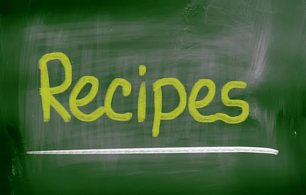 Recipes Concept — Stock Photo, Image