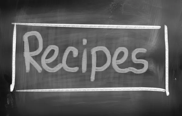 レシピの概念 — ストック写真