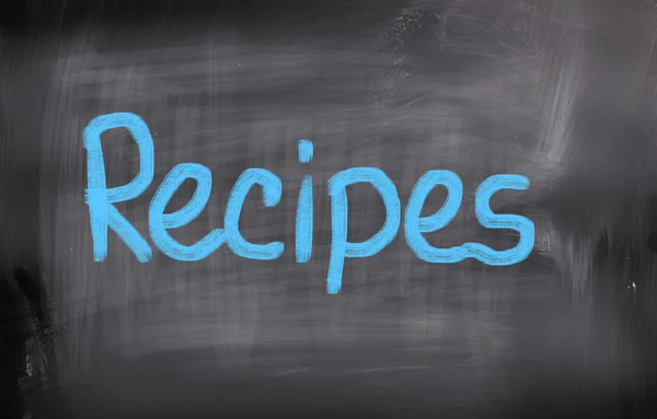 Recipes Concept — Stock Photo, Image