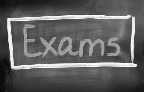 Koncepcja egzaminów — Zdjęcie stockowe