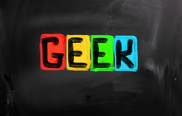 Conceito de Geek — Fotografia de Stock