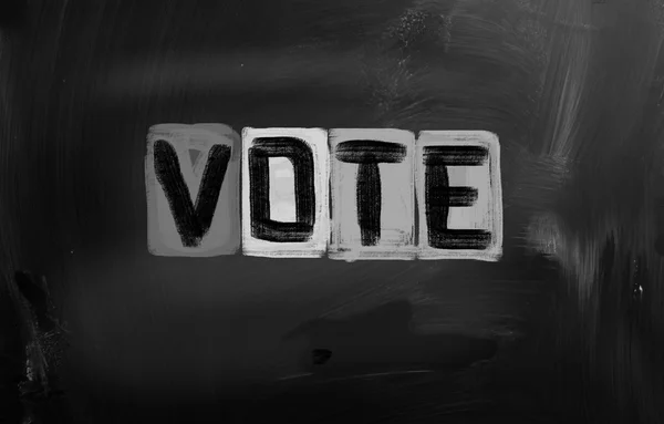 Концепція голосування — стокове фото