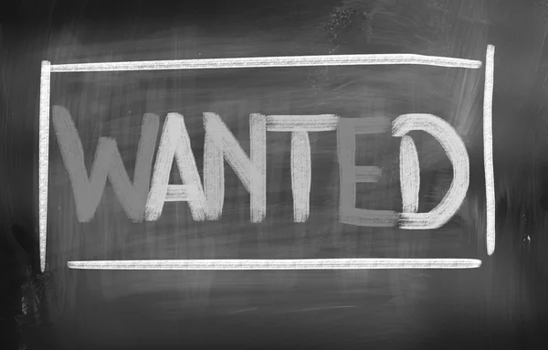 Wanted Concept — Stock Photo, Image
